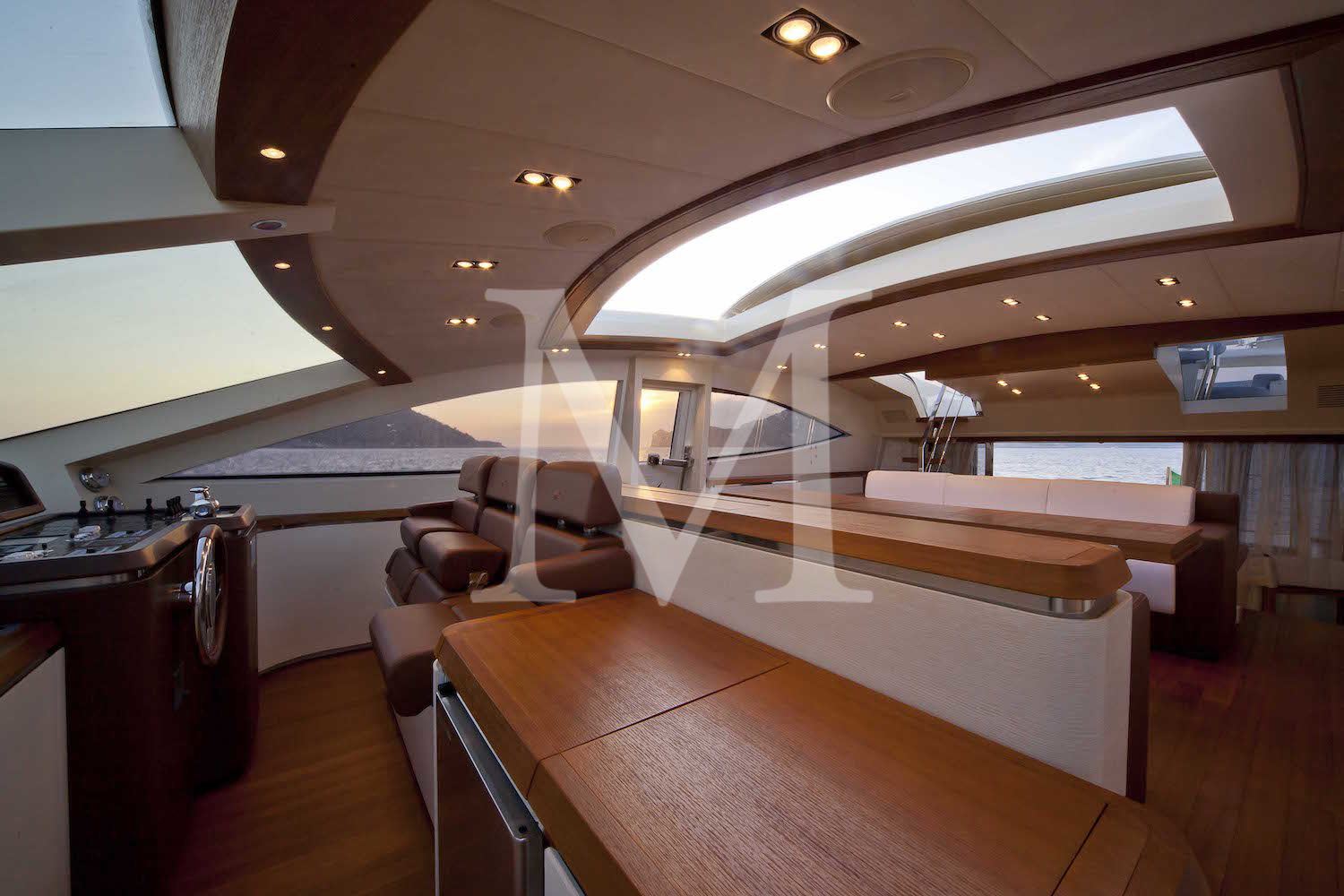 CERRI NEW BUILD CCN 86 FLYING SPORT main deck bridge