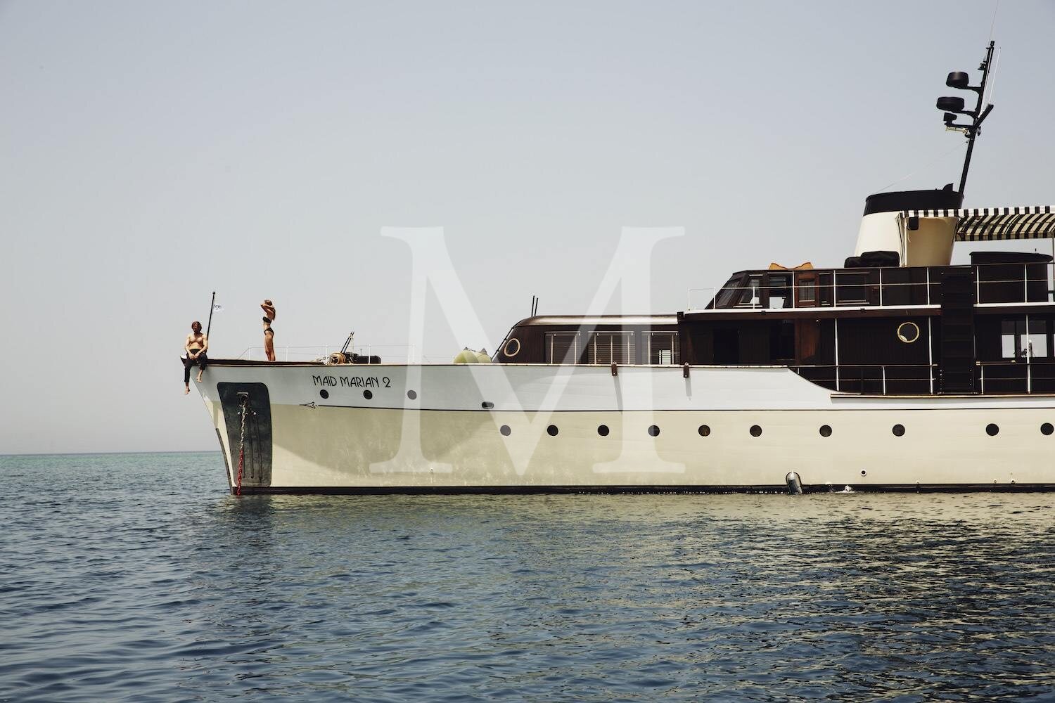 Maid Marian 2: On board the classic yacht owned by Hollywood film