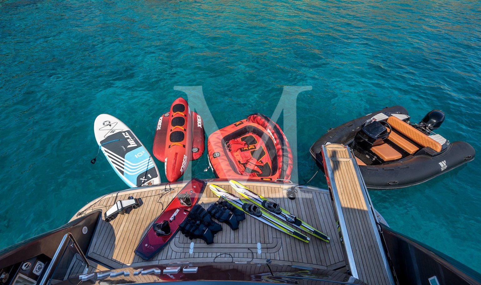 REVIVAL yacht cruising Greek islands toys
