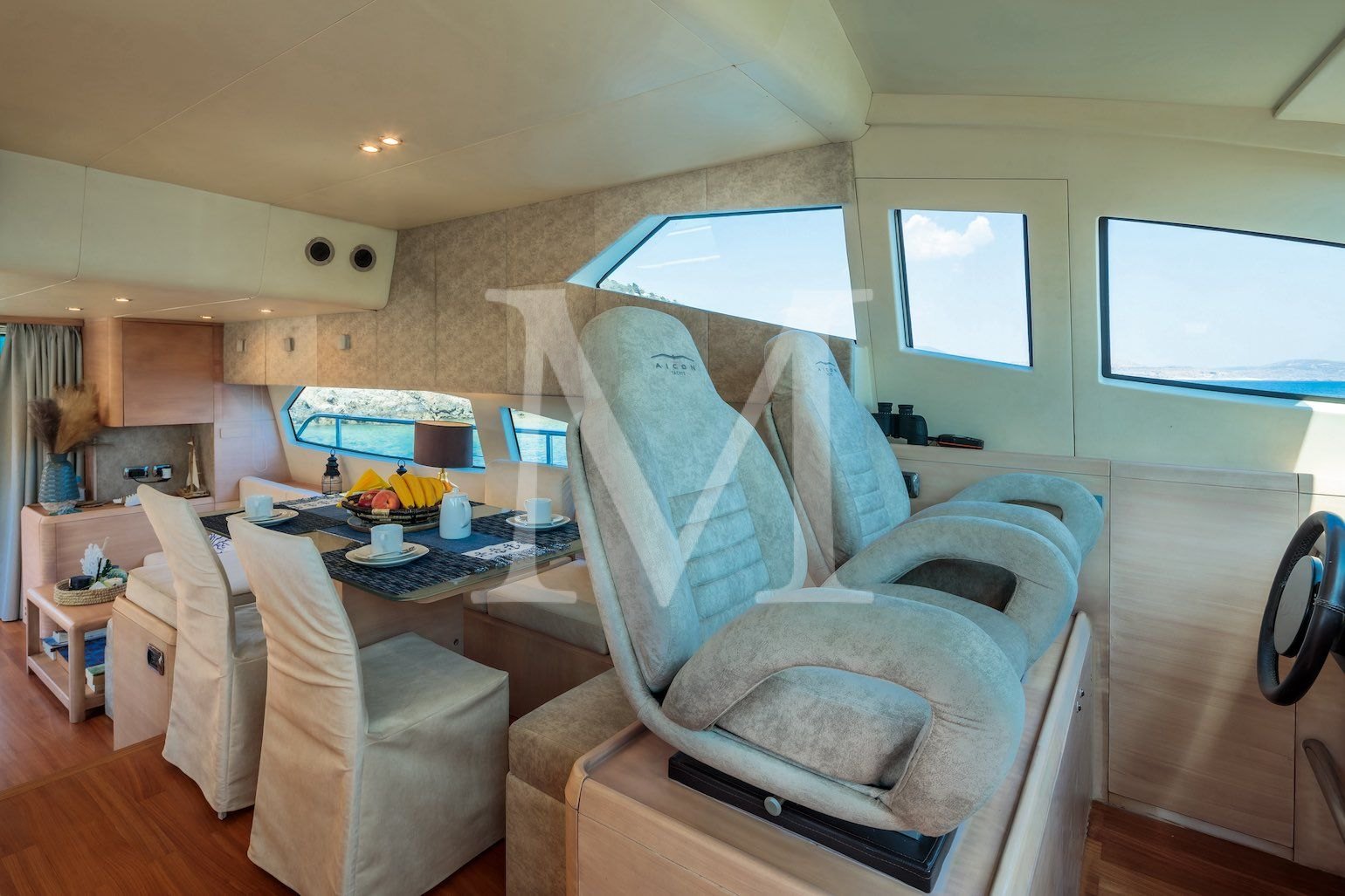 REVIVAL yacht charter Greece bridge2