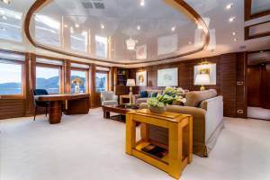 OCEANOS yacht charter refit 2021 Owner's salon