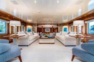 OCEANOS yacht charter salon overview refit 2021