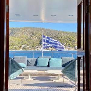 Happy Day Yacht view from master bed