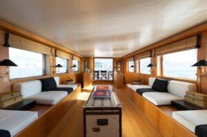 SOUNION-II salon looking aft