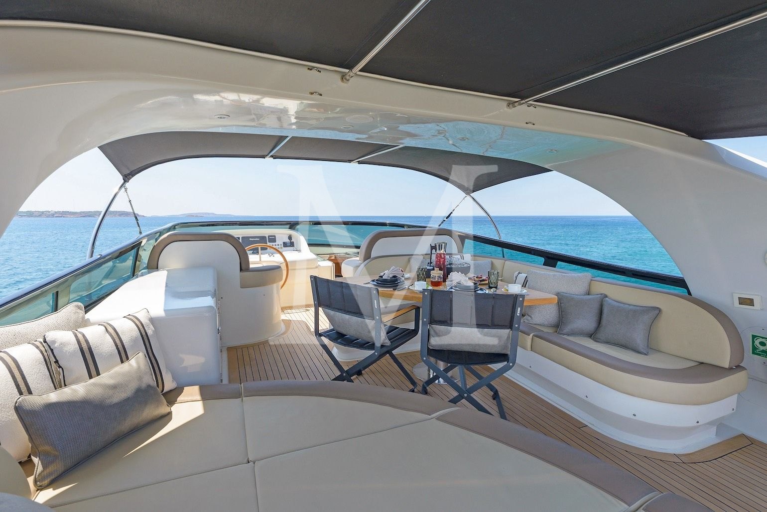 COOKIE yacht sundeck Greece
