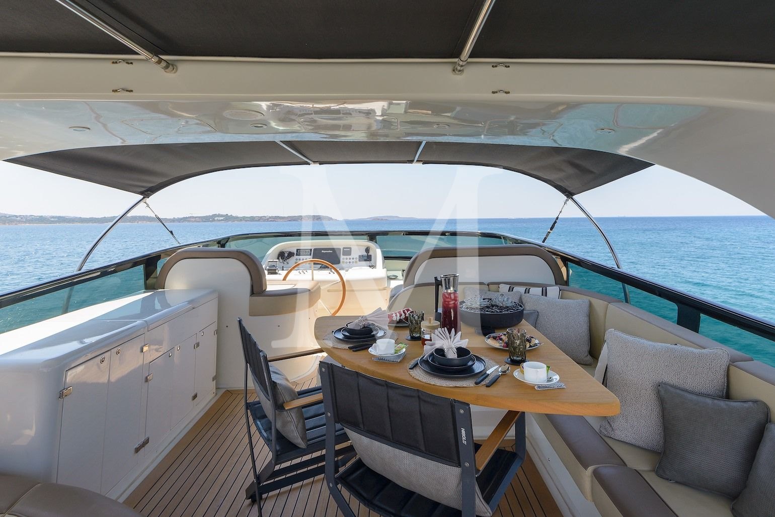 COOKIE yacht sundeck Greece2