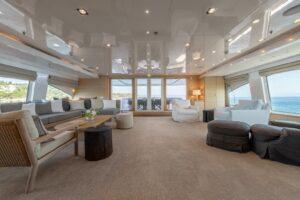 50m Zia yacht upper deck salon aft