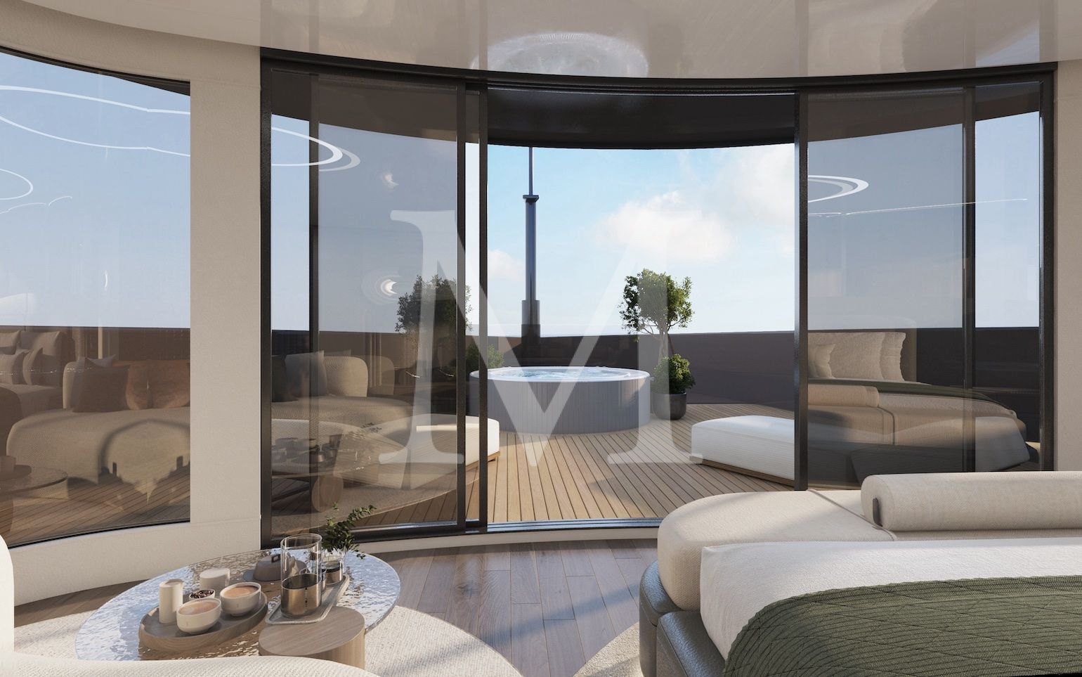 New_built_motor_Yacht-Bello_2026_croatia_MAster balcony