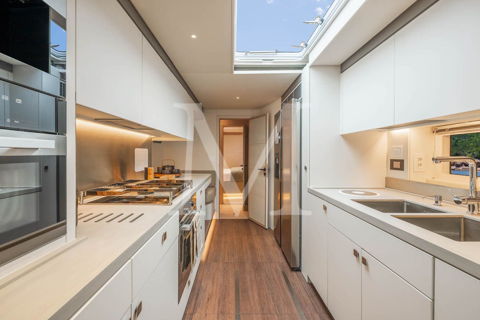 Imladris_charter_catamaran_galley