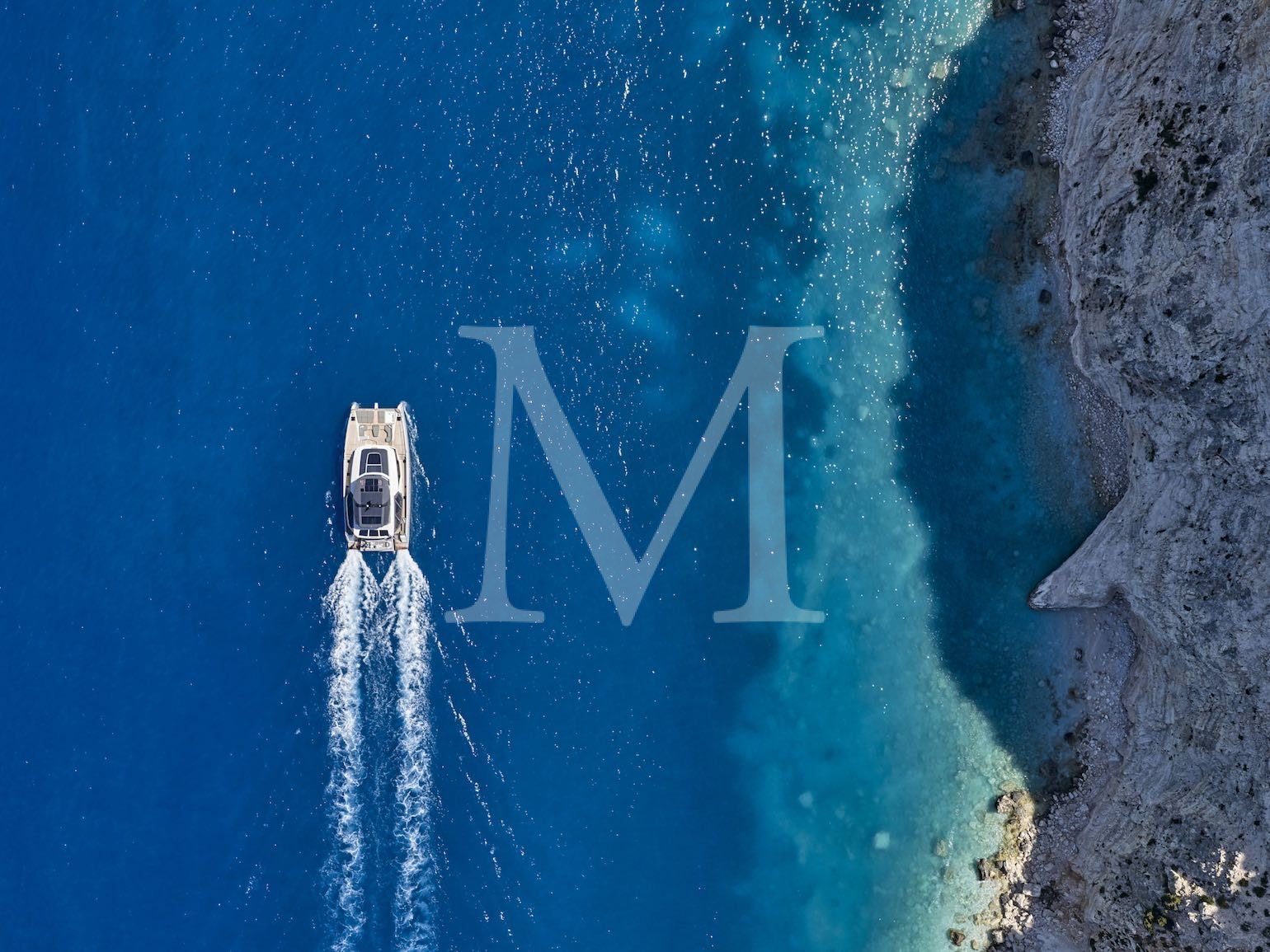 beautiful power catamaran Christal Imo 80 charter greece
