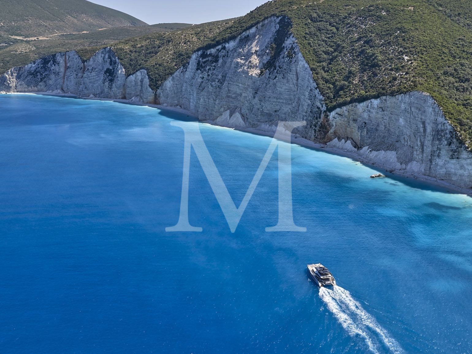 beautiful power catamaran Christal Imo 80 charter greece this Summer