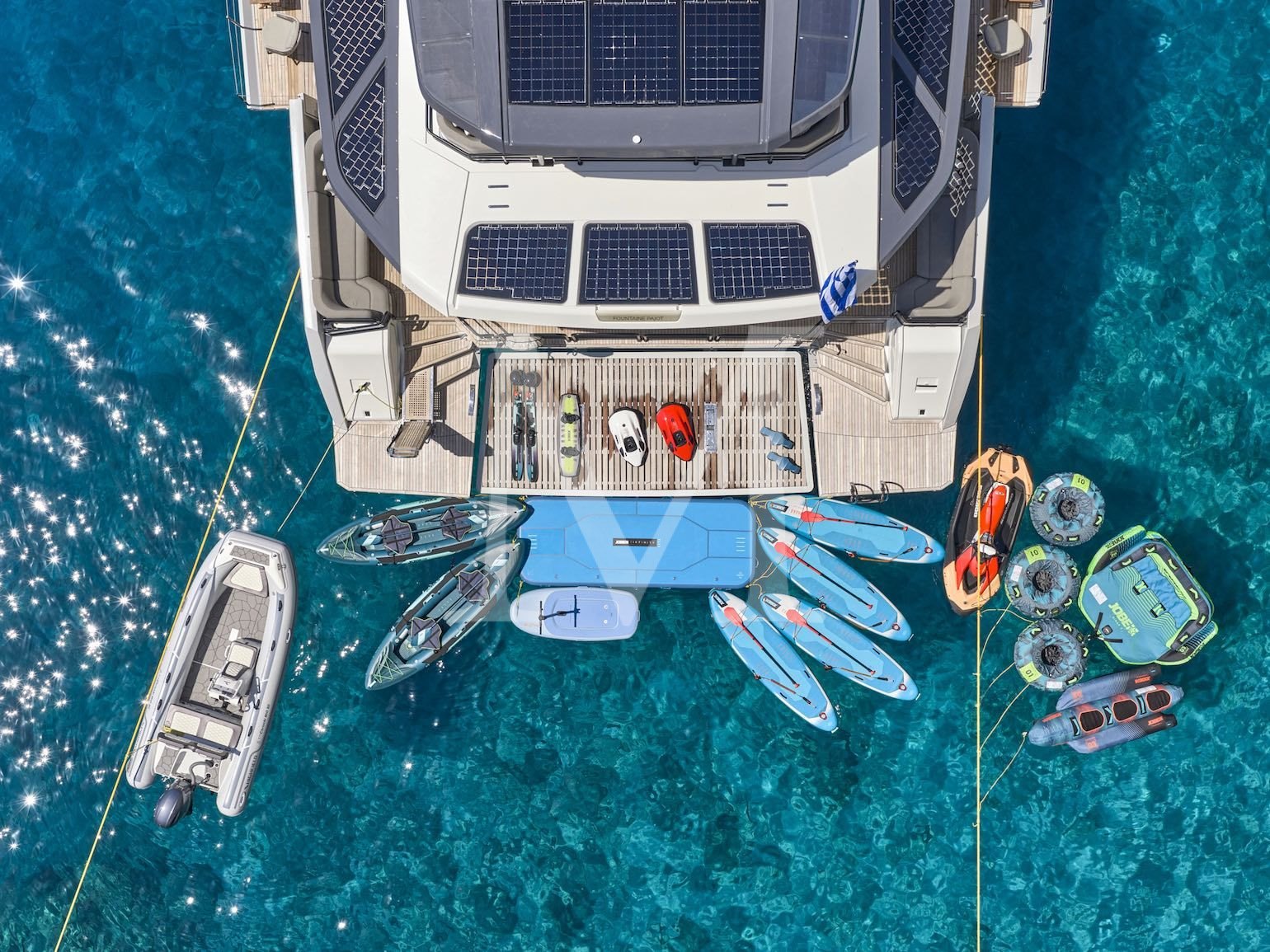 beach club Christal Mio 80 Greece Charter