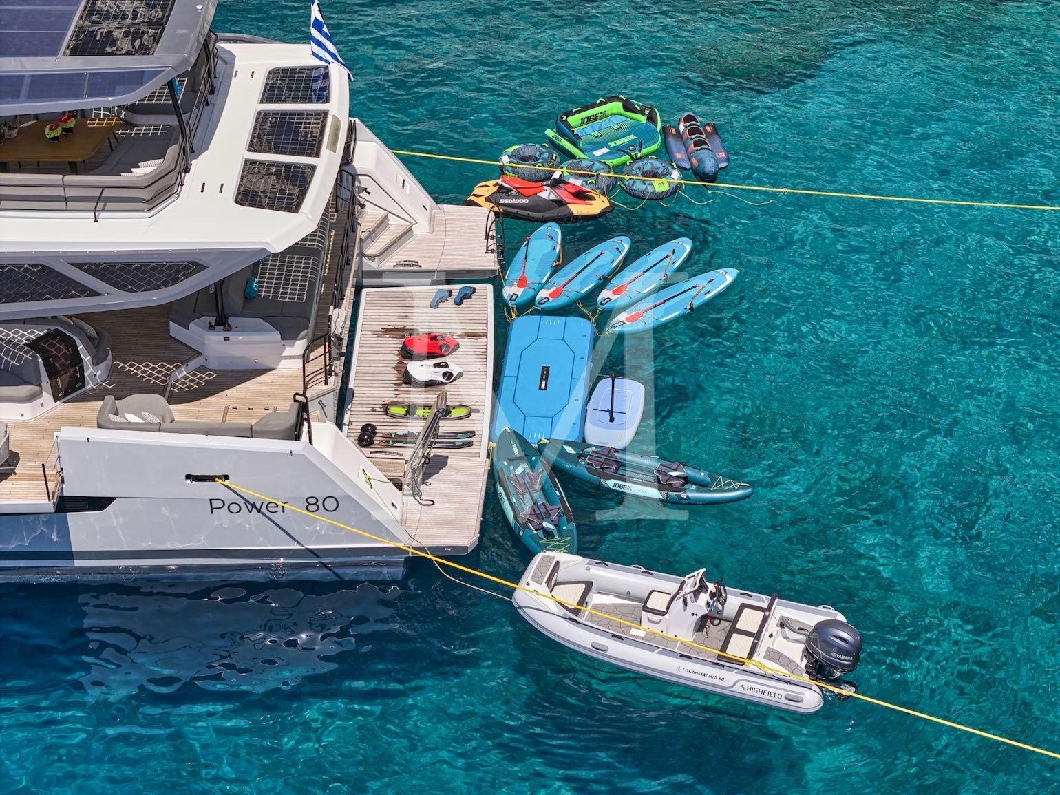 toys on Christal Mio 80 Greece Charter