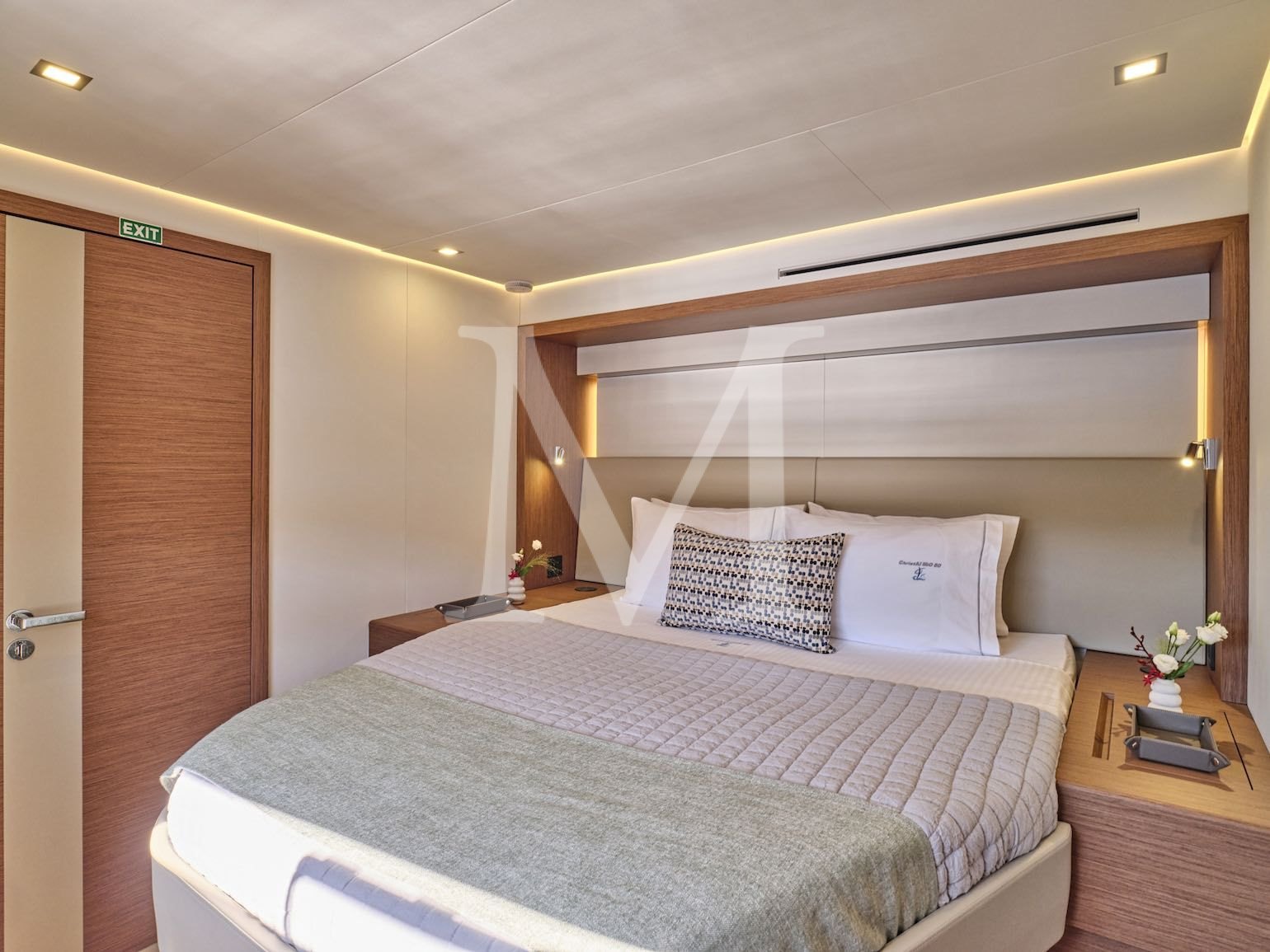 charter yacht New power catamaran Christal MIO 80 Greece_double