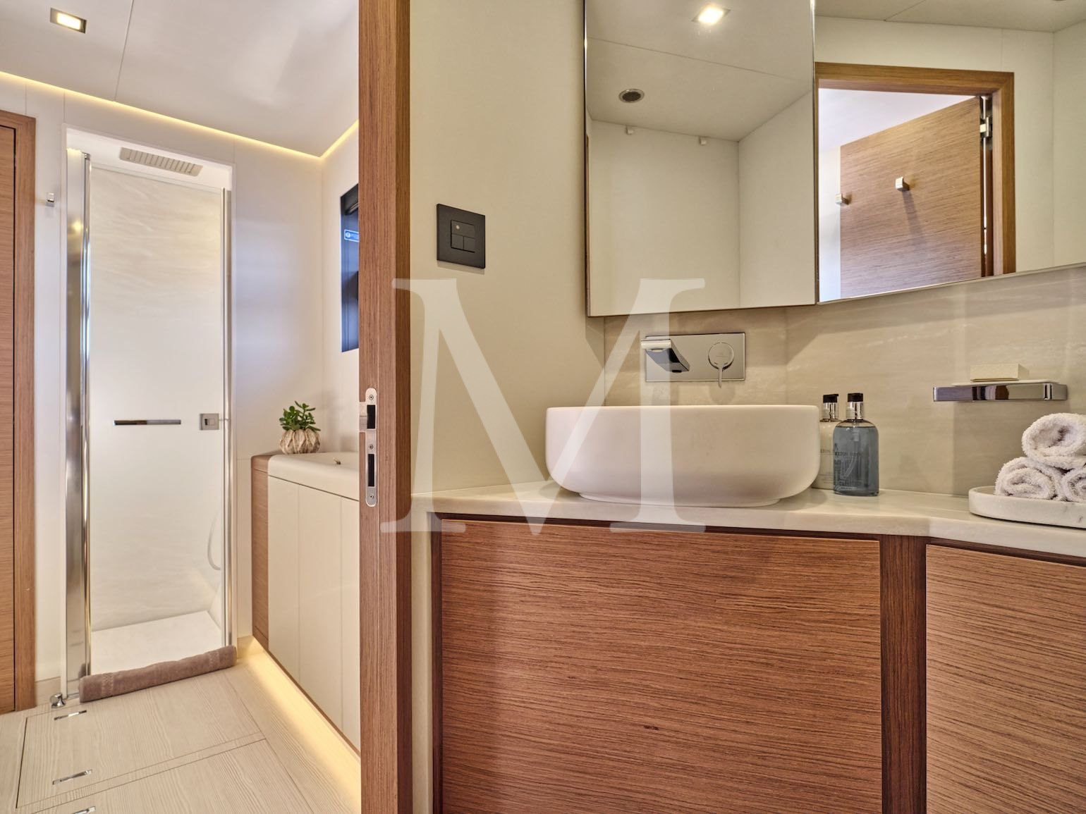 charter yacht New power catamaran Christal MIO 80 Greece_double_B_2