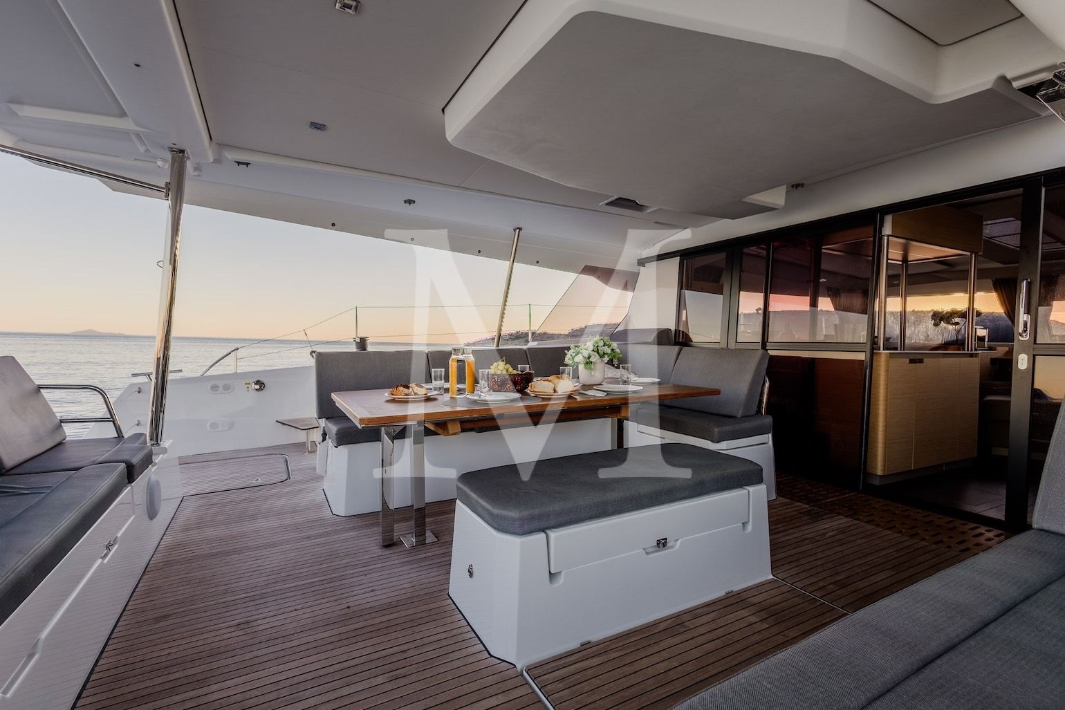 KEBISIKS catamaran charter Greece_aft2