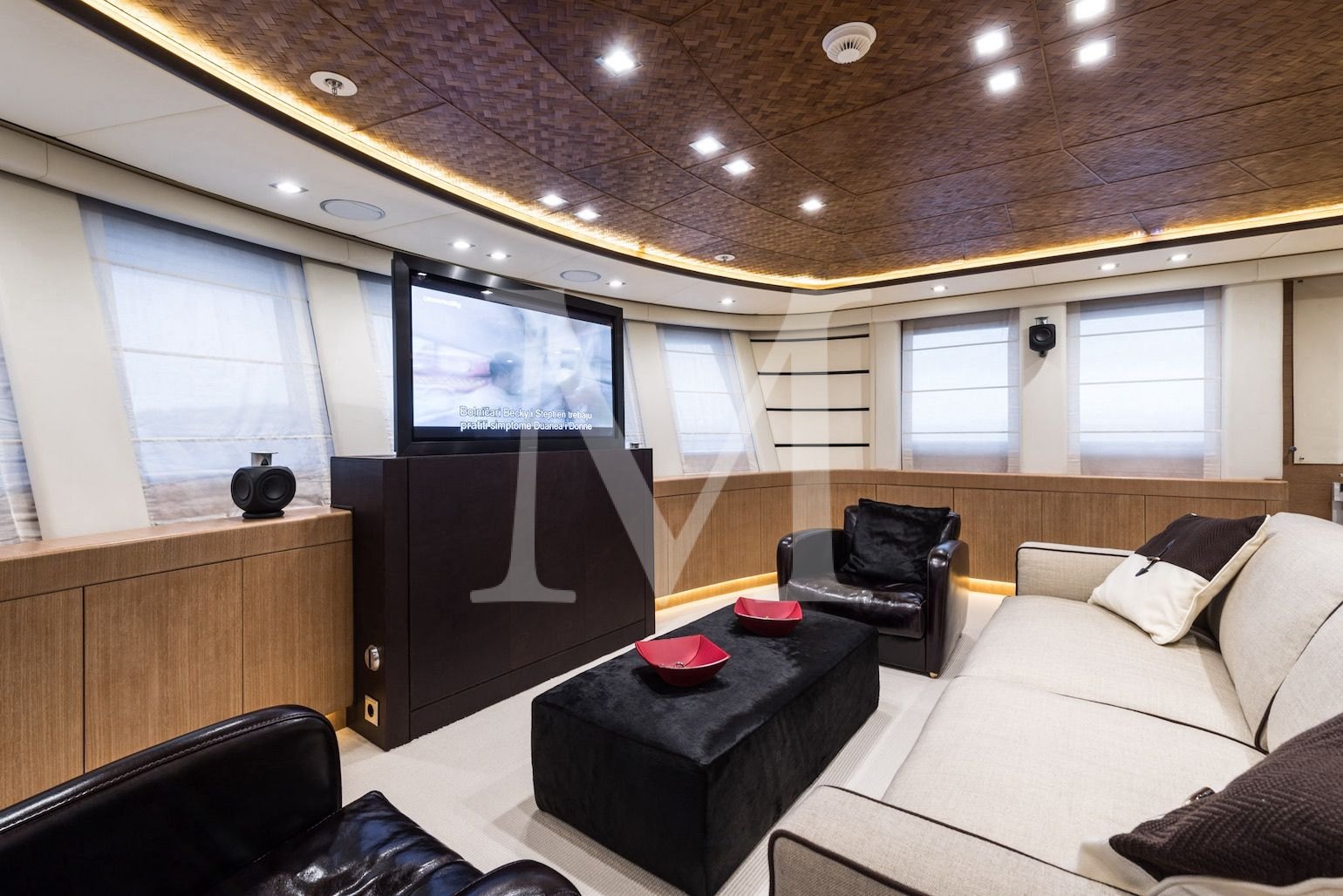 the 50m I Nova explorer main deck Owner's suite office 3