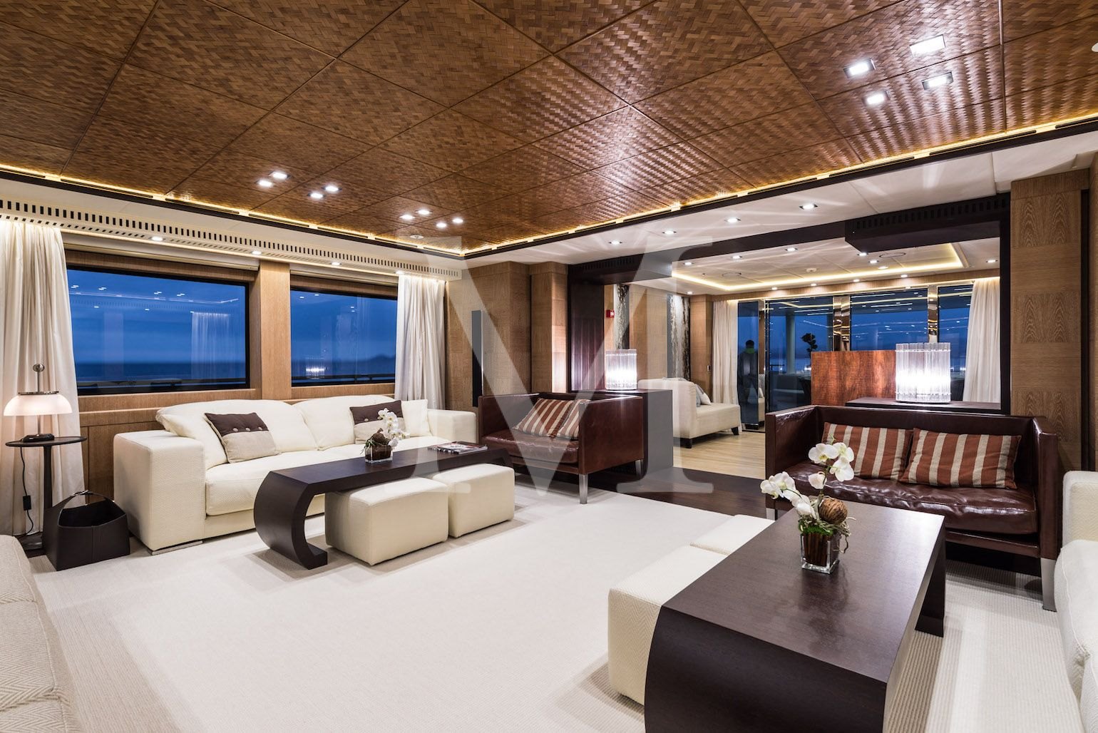 the 50m I Nova explorer main salon side