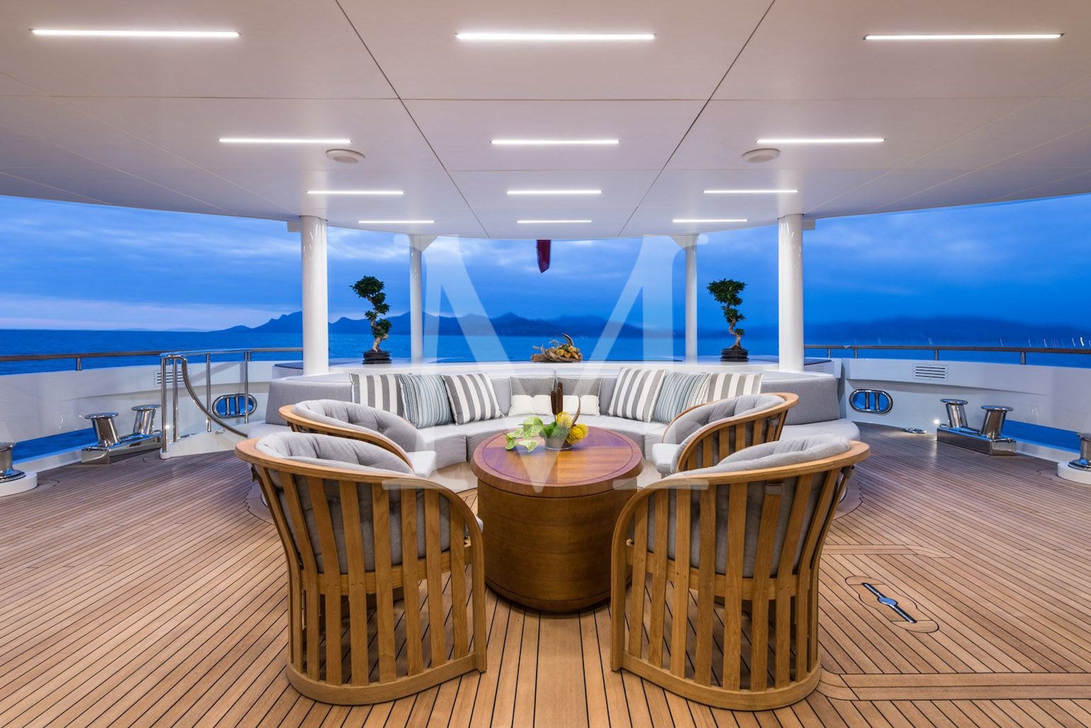 the 50m I Nova explorer main aft deck