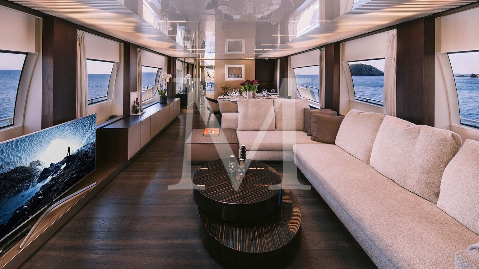 Anassa_A_ferretti_charter_Greece_salon