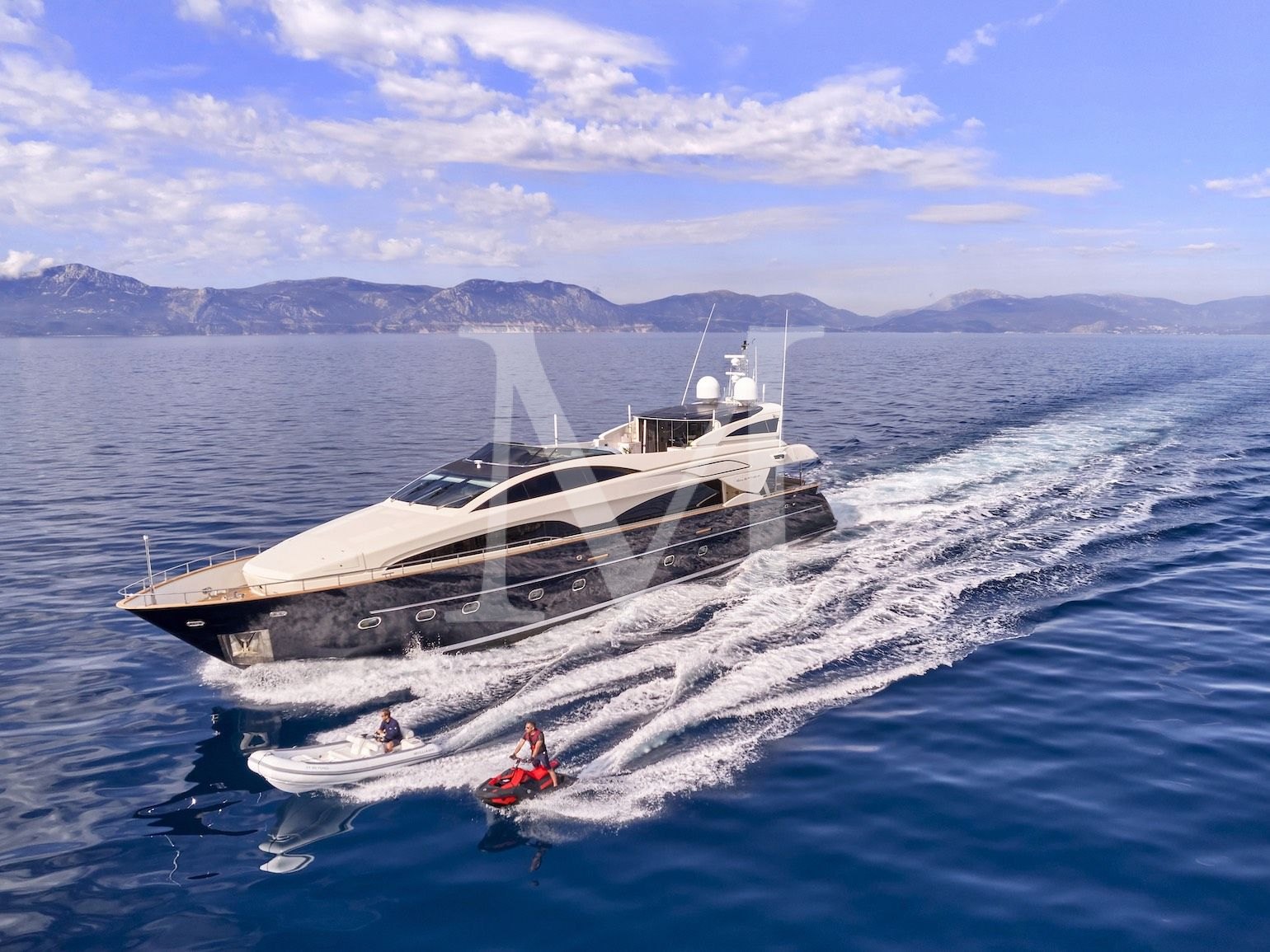 charter unique yacht "Beyond" RIVA 36m - Greece