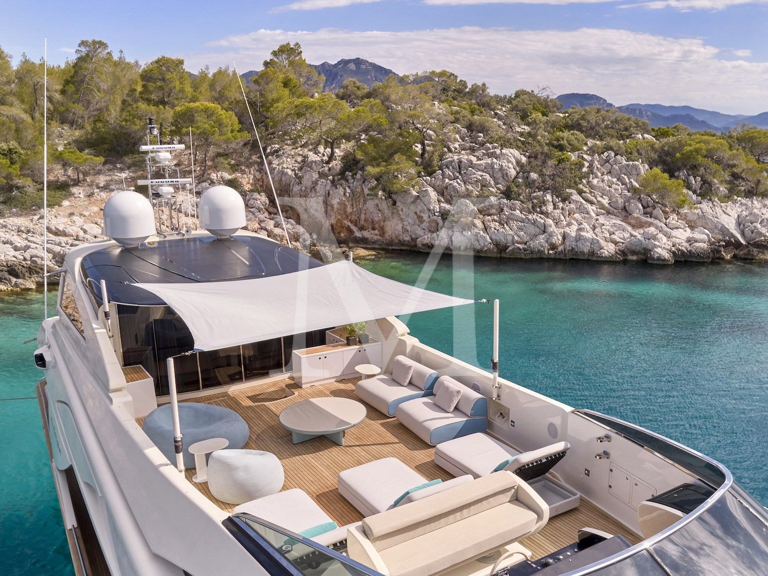 charter yacht Beyond RIVA 36m - Sundeck4