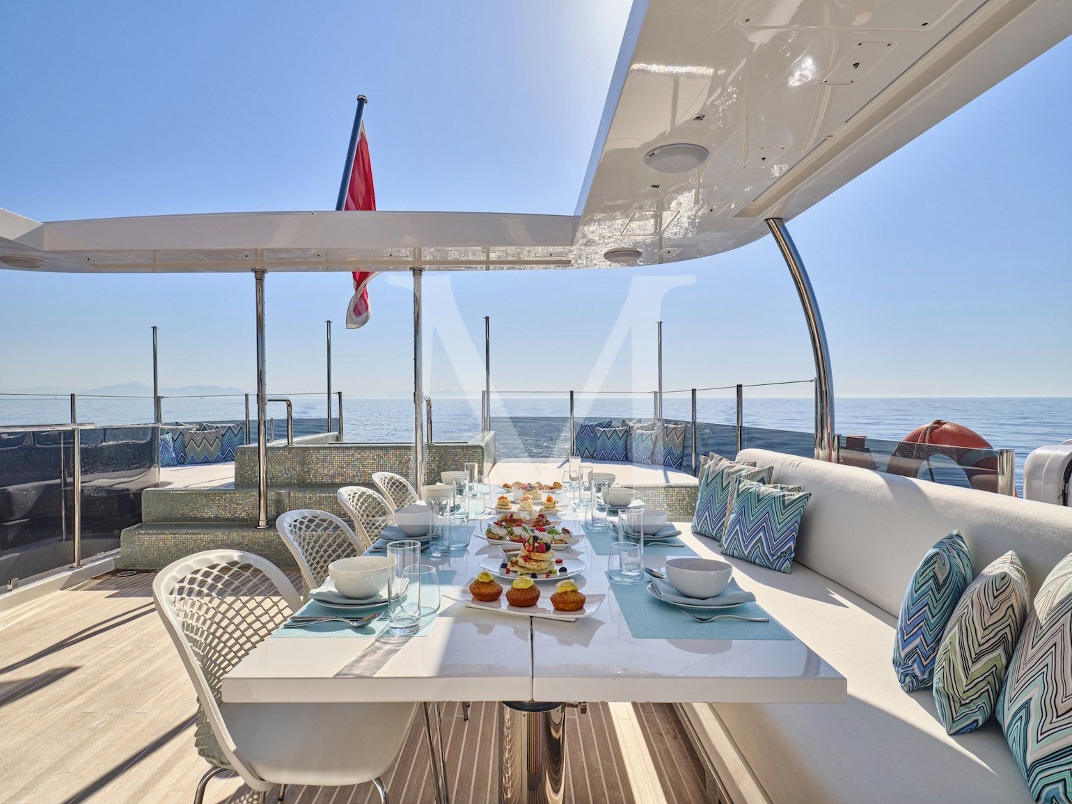 in greece only charter yacht 28m 5 cabins GALA I Benetti, fendi, jacuzzi