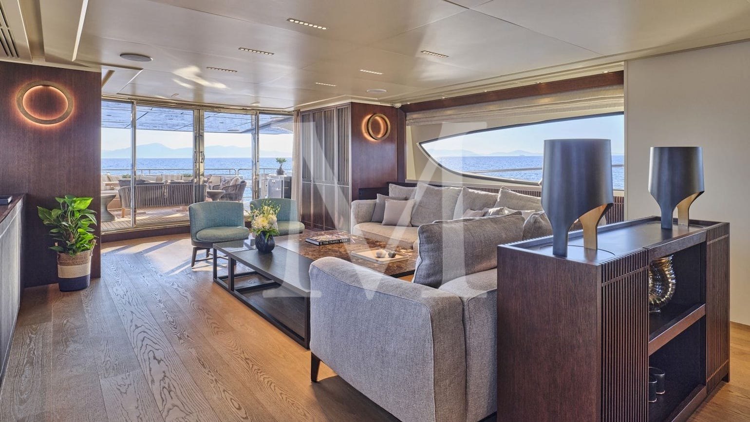 once more yacht charter salon aft