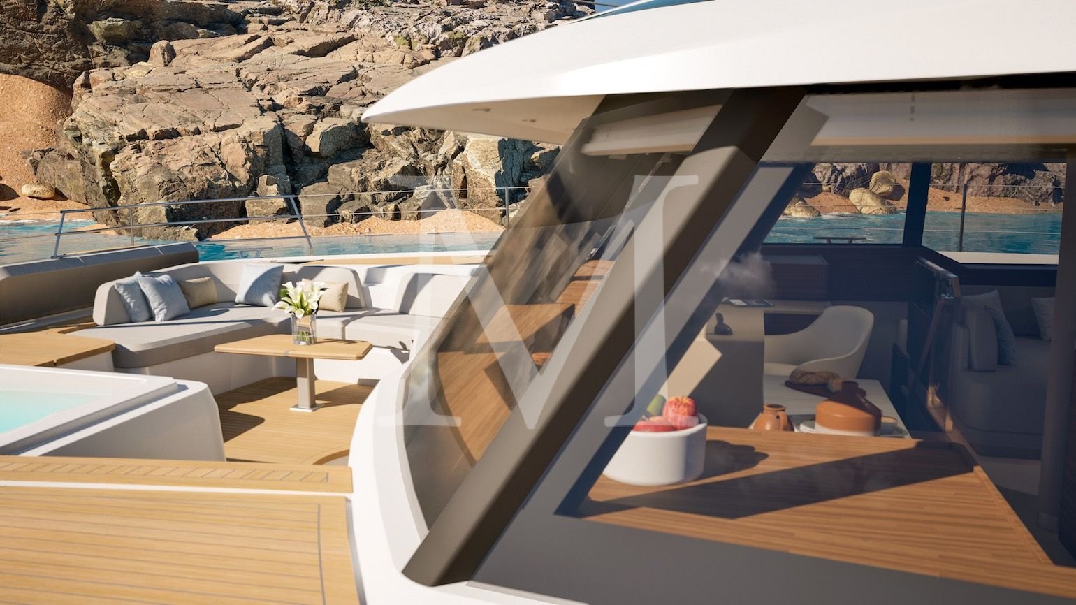 new Elly II Fountaine Pajot new 2027 cockpit fore