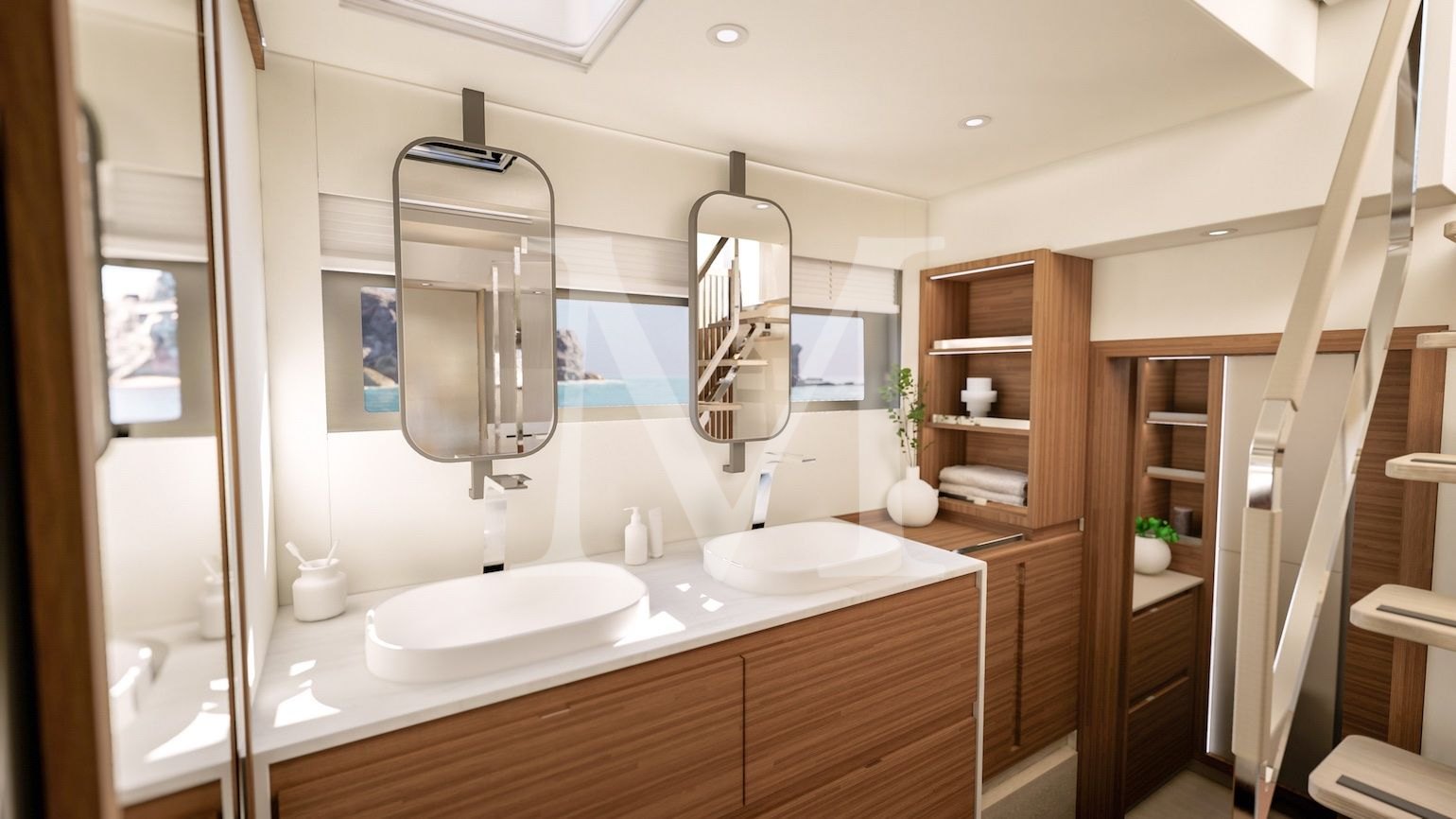 new Elly II Fountaine Pajot new 2027 Master cabin ensuite