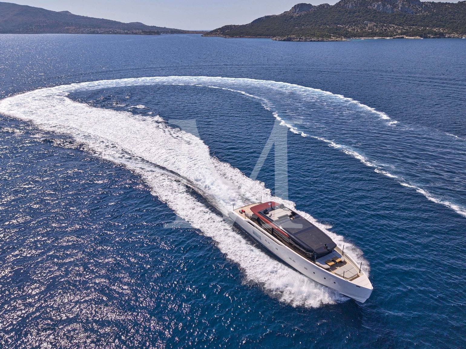 bestia Sanlorenzo 2024 charter greece