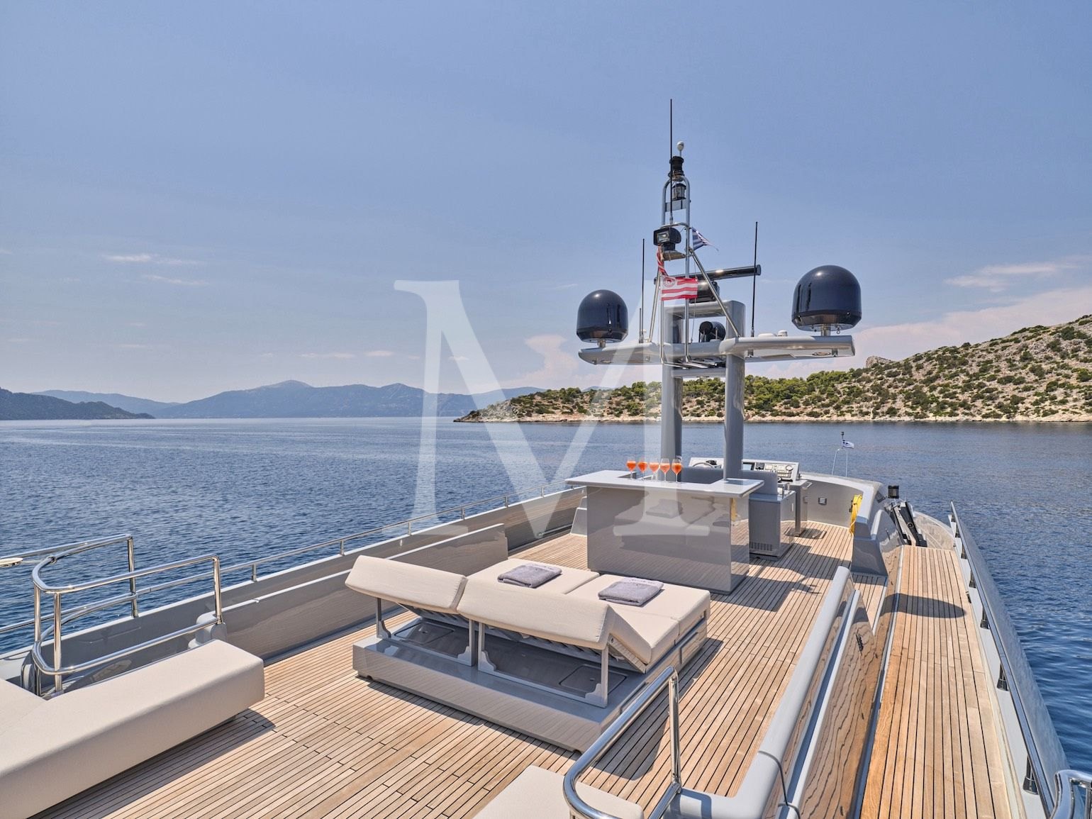 Not_Guilty_3_yacht_charter_aerial_sundeck_overview